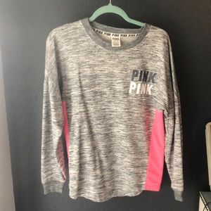 ❤️VS Pink sweatshirt size XS with side mesh panel